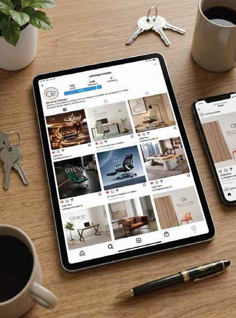Interior brand social media
