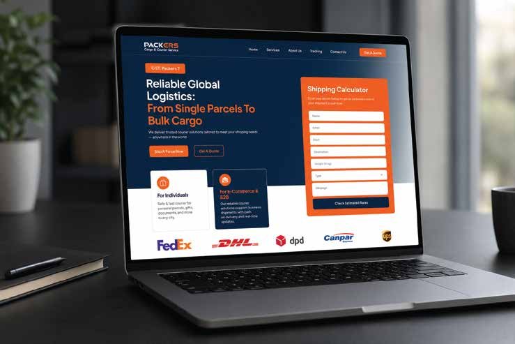 Logistics company website